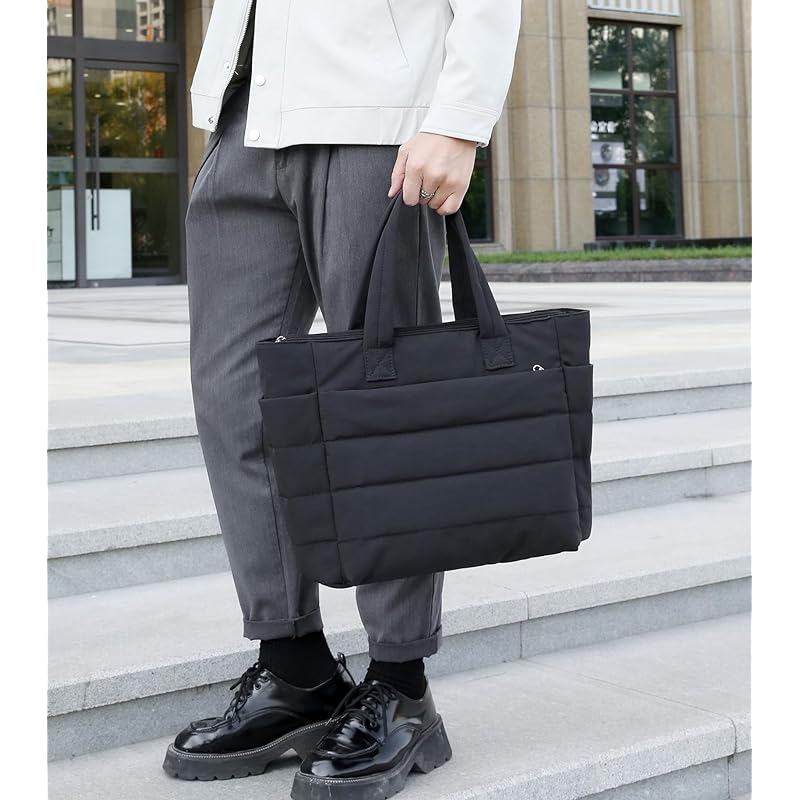 Сумка-тоут CC-MAX женская мужская Двойного использования водоотталкивающий нейлон большая вместимость Пушистое ощущение много карманов Открытие/закрытие на молнии ручная кладь CC2428