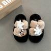 Модные мультяшные милые котята толстоподошвенные пушистые тапочки осень и зима толстоподошвенные универсальные с бантом хлопковые однословные мопы