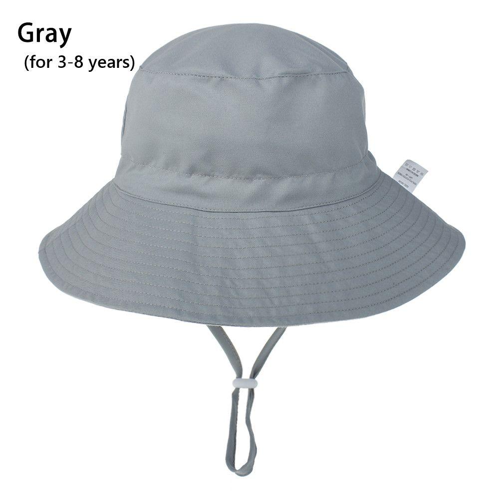 Hats UV Protection Neck Ear Cover Baby Sun Hat with Adjustable Chin Strap Bucket Hat Beach Cap
