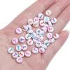 500G Acrylic Colorful A-Z English Letter Beads Flat Round Alphabet Beads For Jewelry Making DIY Couple Friendship Bracelet Necklace