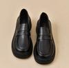 Французская платформа толстый каблук Мэри Джейн одинарная обувь женская 2025 осень и зима британский стиль универсальные лоферы на одной педали женские