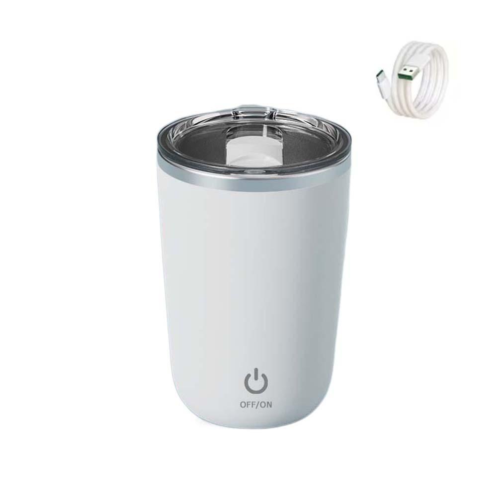 Auto Rotate Electric Mixing Cup 304 Stainless Steel Stirring Coffee Cup Kitchen