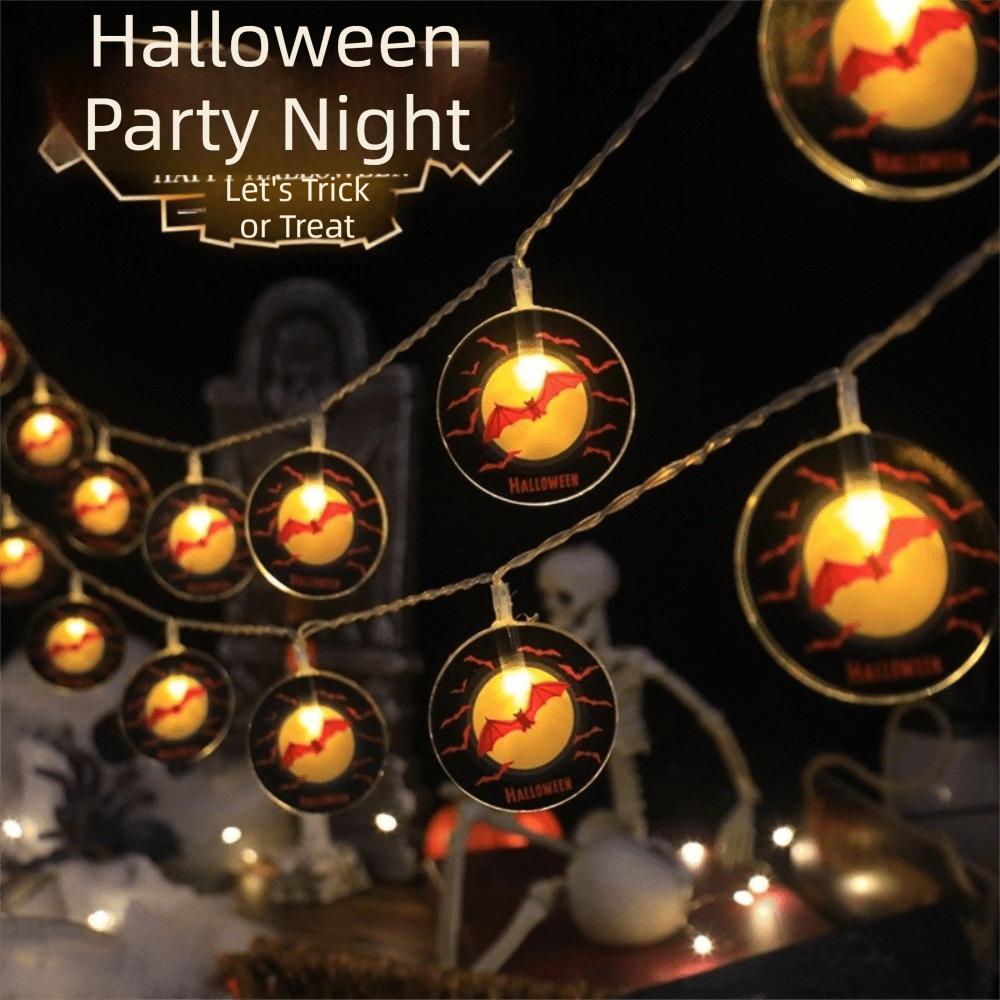 Spiderweb Halloween String Lights Luminous Halloween Festoon Light Street Decoration