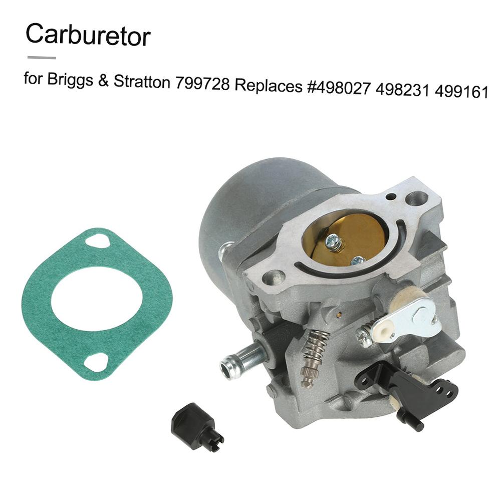 Carburetor Carb Replacement forBriggs & Stratton 799728 Replaces #498027 498231 499161