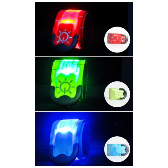 Перезаряжаемый светодиодный браслет для бега, светящиеся браслеты со светодиодной подсветкой, браслет для ночного велоспорта, ходьбы, бега, беговой экипировки