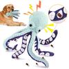 Octopus Plush Squeaky Toy Bite-resistant Dog Toy Fun Voice Interactive Pet Puzzle Toy for Dogs Cats