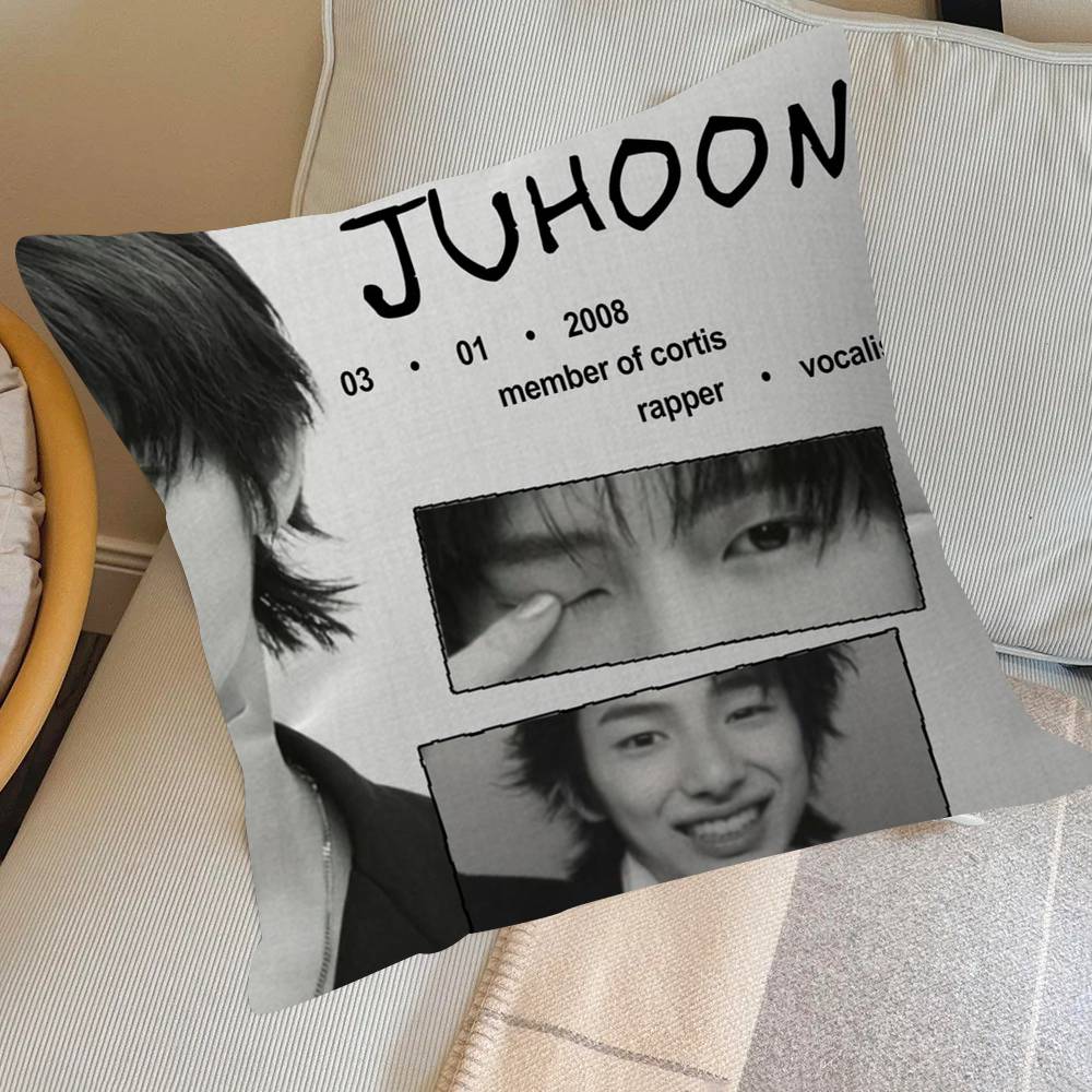 Певец JUHOON айдол наволочка чехол на подушку для дивана украшение для комнаты детский подарок