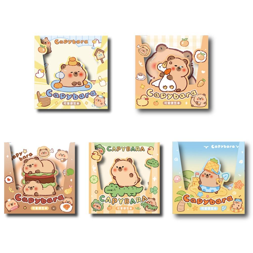 Стационарный материал для заметок Capybara Paper Милый блокнот Capybara DIY Scrapbooking