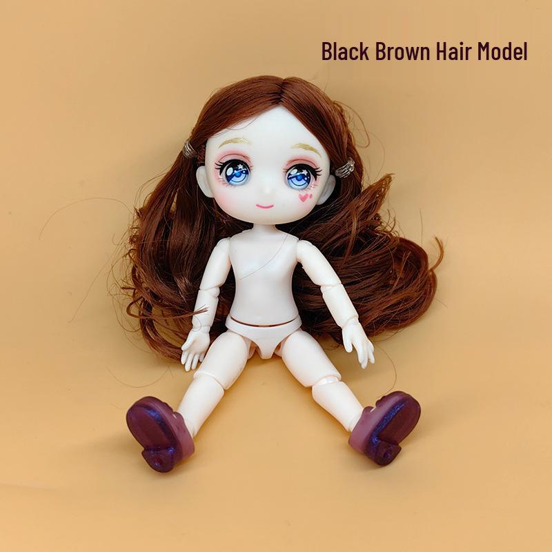 13 см BJD кукла-манекен для переодевания с подвижными кистями 9.5 см и макияжем, включает аксессуары принцессы