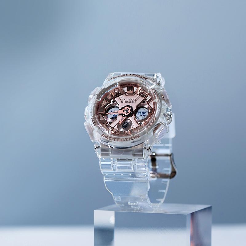 Casio Женские золотые часы GMA-S110SR-7APRD-