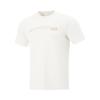 Li Ning Glory Series Sports Fashion Versatile Casual Breathable Crew Neck Logo Short Sleeve T-Shirt Men T-Shirts White ATSV693-1