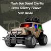 3 Colors Inertial SUV Jeep Diecast Model Toy for Boy Camouflage Military LED Lights Sounds Jeep Toys for Kids Gift