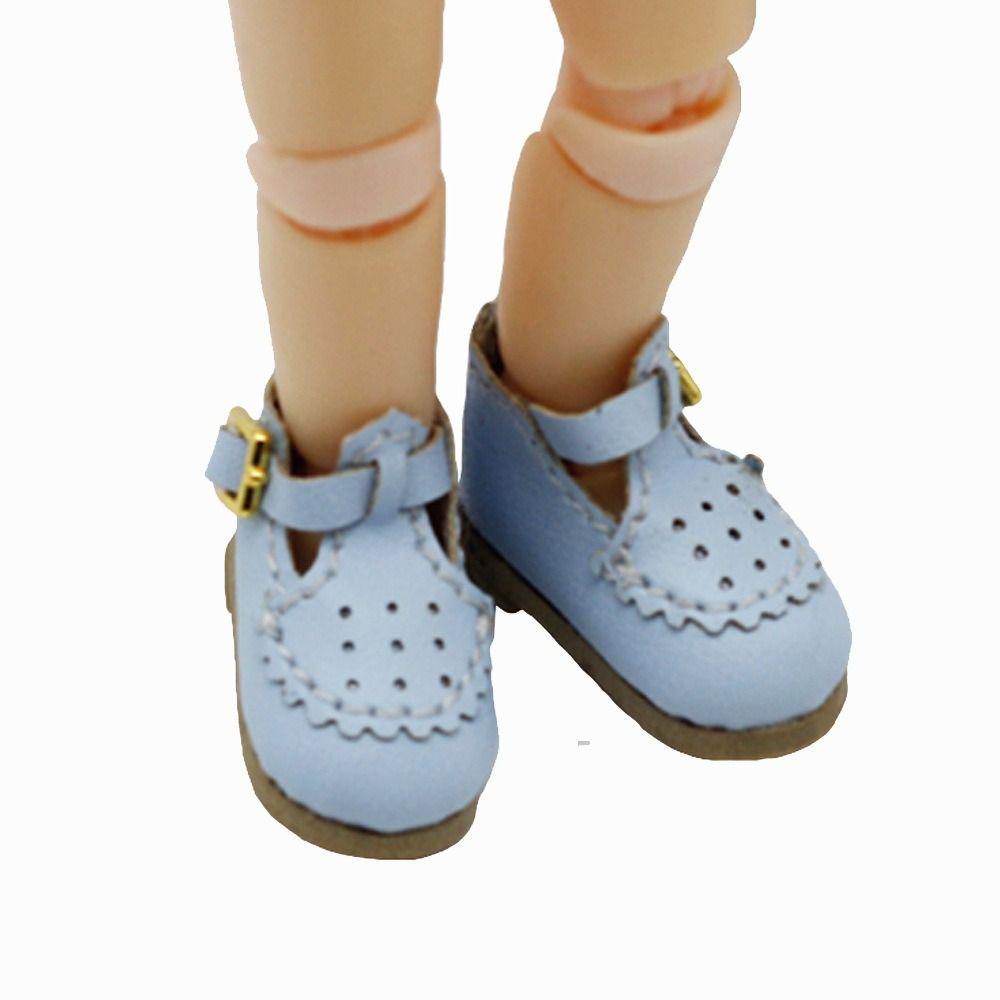 1 Pair T-Back Obitsu 11 Doll Shoes Flower 1/12 Bjd Casual Shoes Lovely 1/12 Bjd Doll Shoes  Children