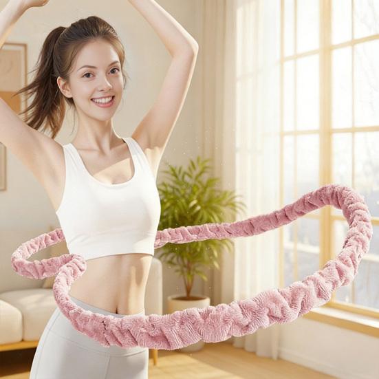 Мягкий бархатный весенний фитнес-обруч для взрослых, похудение, сжигание жира, тонизирование талии, утяжеленный фитнес-круг, женский, мужской, укрепляющий талию, тренировочное кольцо
