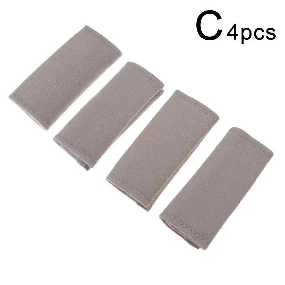 4 шт. защитный чехол для ручки двери автомобиля, однотонные аксессуары для ручек, чехлы для салона автомобиля из мягкой замши, защитный потолок Co V8D6