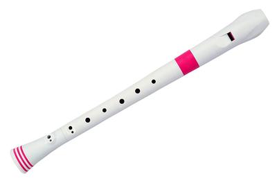 NUVO Soprano Recorder German Style FGREPKJP Recorder (WhitePink) WhitePink []