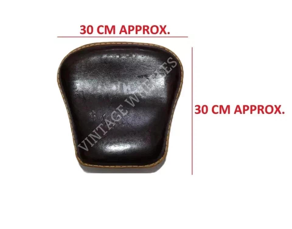 Подходит для Royal Enfield Classic 350cc 500cc Коричневое Заднее Кожаное Сиденье