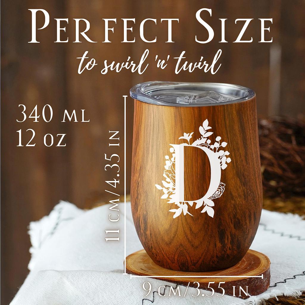 Christmas Gift for Women: Insulated Mug with Lid, 340ml, Personalized