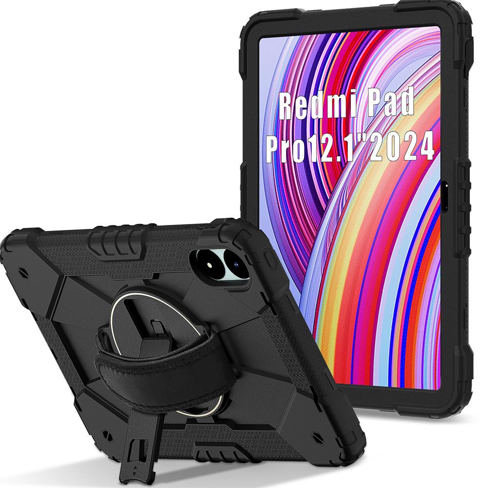 Совместимо с Redmi Pro 12,1 дюйма, Redmi SE 8,7 и Redmi Pad 2: Чехол для планшета с ремешком для руки и подставкой.