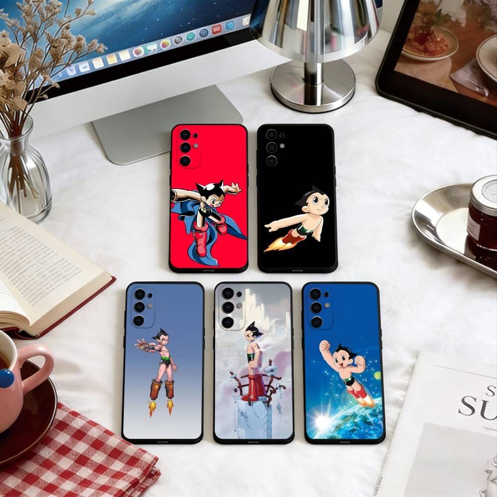 Astro Boy Phone Case For Samsung S25,S24,S21,S22,S23,S30,Ultra,S20,Plus,Fe,Lite,Note,10,Soft Black Cover