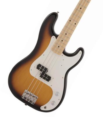 Электробас Сделано в Японии Традиционный 50-х Precision Клен Sunburst Бас®, Накладка грифа, 2-цветный