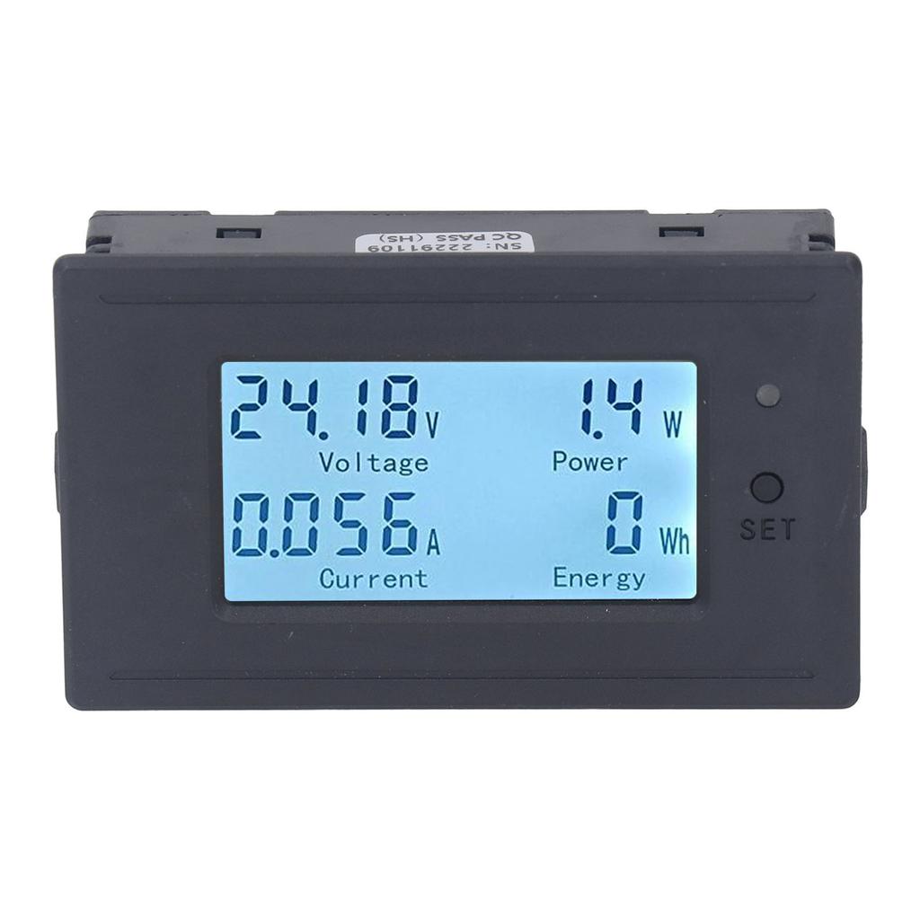 ЖК-измеритель мощности Многофункциональный цифровой монитор напряжения тока и емкости аккумулятора DC6?200В