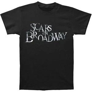 Мужская футболка Scars On Broadway с логотипом, размер S, черная