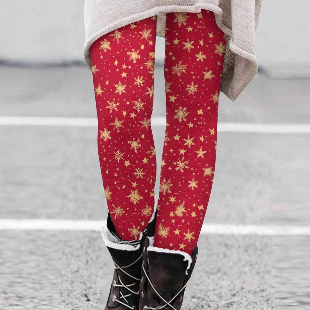 Женские брюки с принтом, эластичные мягкие хлопковые леггинсы, повседневная домашняя пижама