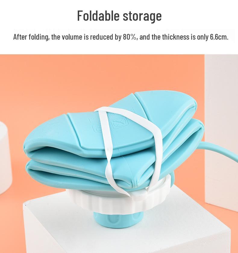 Складная силиконовая бутылка для воды большой емкости для занятий спортом на открытом воздухе и путешествий