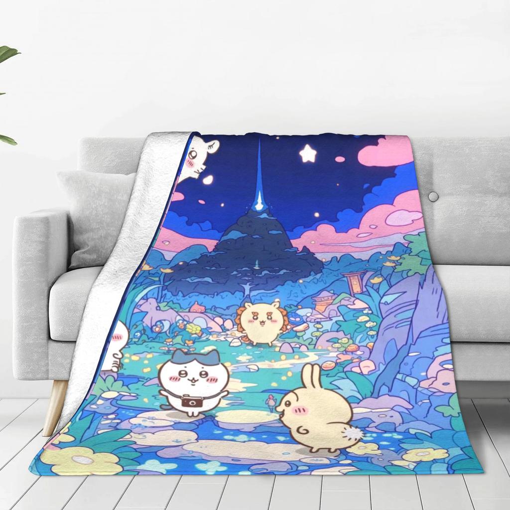 Чиикава Плед для плавания Качество Мягкий Теплый Плед Весна Дети Гостиная Новинка Покрывало