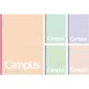 KOKUYO Campus Note Dot A 7mm Ruled semi-B5 30 Sheets 30 Lines 5 Volumes 5 Volumes Mineral Color Limited Imported from Japan (NO-3CATN-L37X5)