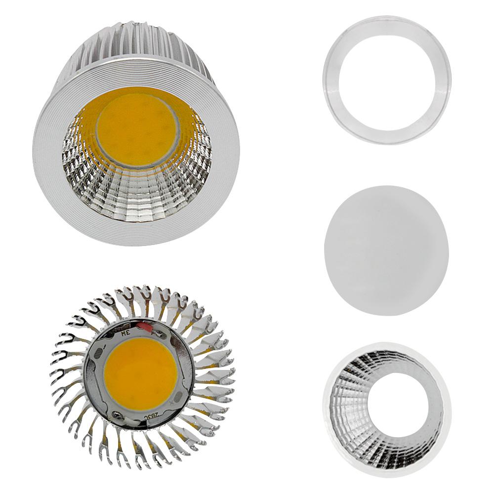 Супер яркая светодиодная лампа COB MR16 Светодиодная лампа 9 Вт 12 Вт 15 Вт Прожектор Spotlight DC 12 В