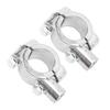 2 Pcs Motorcycle Handlebar Mirror Mount Rearview Mirror 22mm Thread Holder Clamp Adaptor for