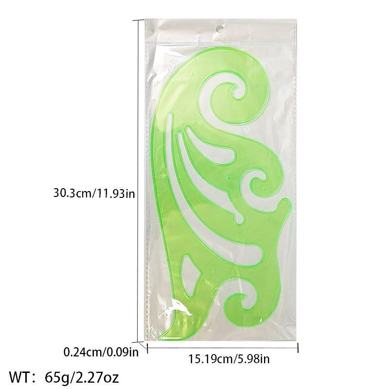 Многофункциональная линейка для создания выкроек одежды: Швейный инструмент для точной резки по кривой