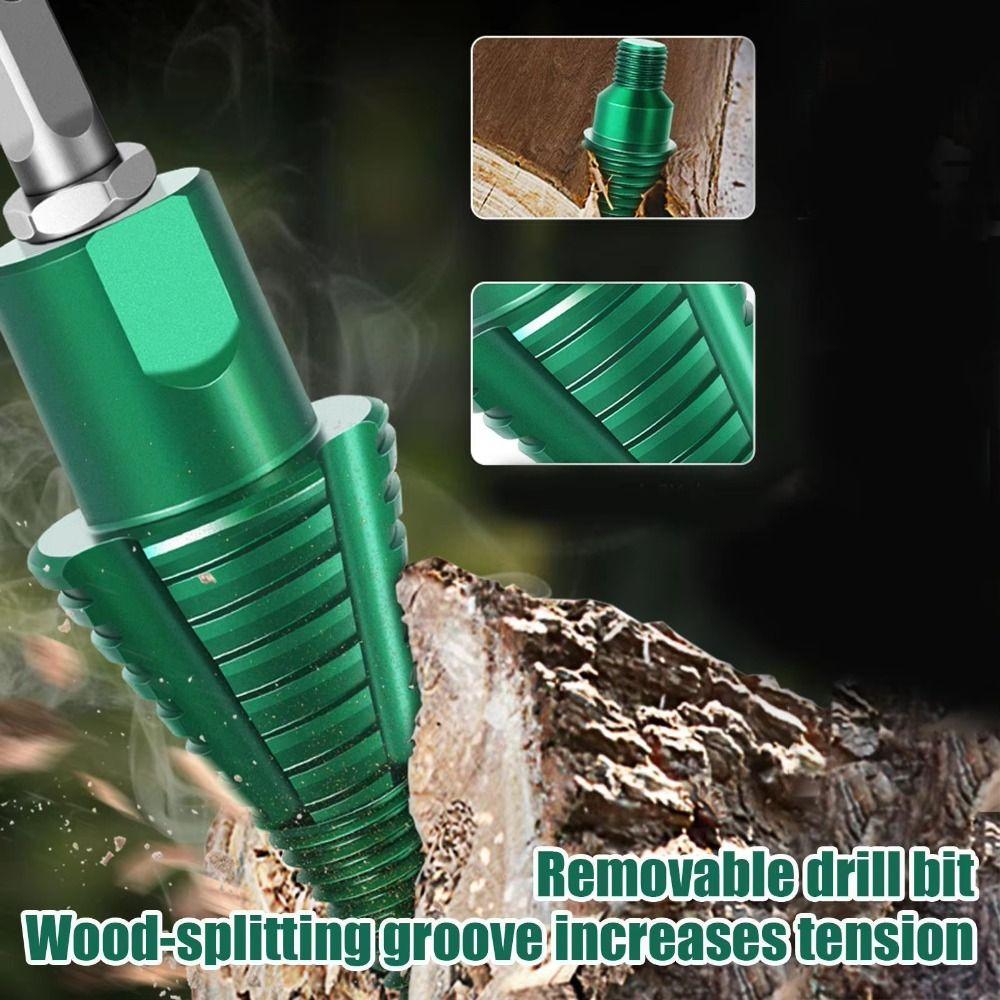 Round Shank Firewood Splitter Drill Bit Square Shank Woodworking Drill Bit Woodworking