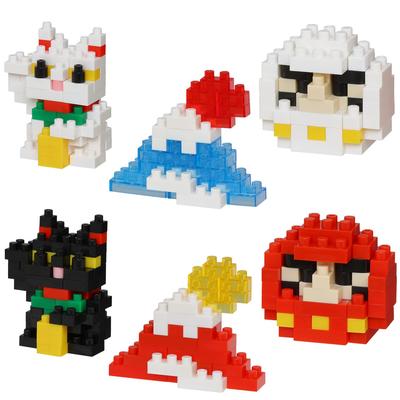 Kawada Nano Block Mini Nano Lucky Fortune (BOX) NBMC_50S 1BOX = 6 штук, всего 6 типов