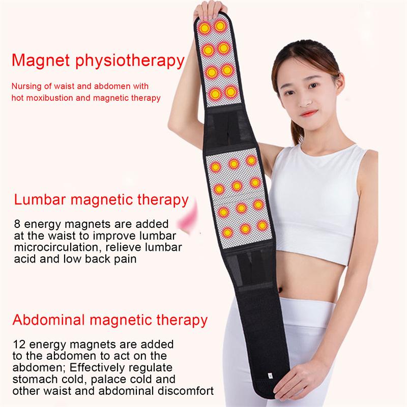 Поясной ремень с самонагреванием нижней части спины поддерживает магнитотерапию поясничный пояс