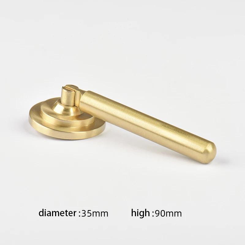 Round Brass Dresser Knobs Drawer Handle Cabinet Door Handle Antique Antique Kitchen furniture Hardware Knob Kitchen Handles