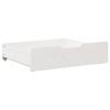 vidaXL Bettschubladen 2 Stk. Weiß 75x55x17 cm Massivholz Kiefer