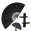Rave Folding Hand Fan Glitter Holographic Handheld Fan Rave Party Dancing Clap Fan for Festival Club Performance