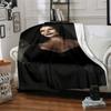1pc Flannel Blanket, Elegant,Mysterious,Wednesday Pattern Printed Blanket, Sofa Bed Sofa Car Office Camping Travel Warm And Comfortable Soft