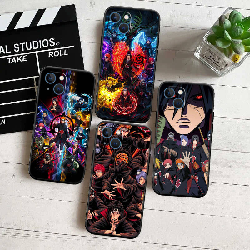 MH96 Чехол Naruto Akatsuki для Samsung A06 A35 A25 A24 A15 A05S A05 M55 M35 M15 A02 A12 A13 A10 A16 A20 A30 A22 A31 A32 A33 A42 A50