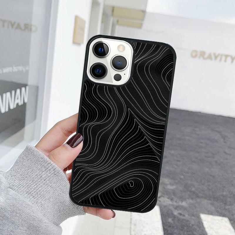 Модный абстрактный арт, линия, волна, чехол для телефона для iPhone 17 Air 15 16e 11 13 14 Pro Max 12 Plus Max Fundas