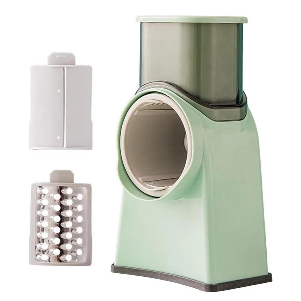 Заменяемая овощерезка с 3 лезвиями, нескользящее основание на присосках, терка для сыра, кухонные гаджеты