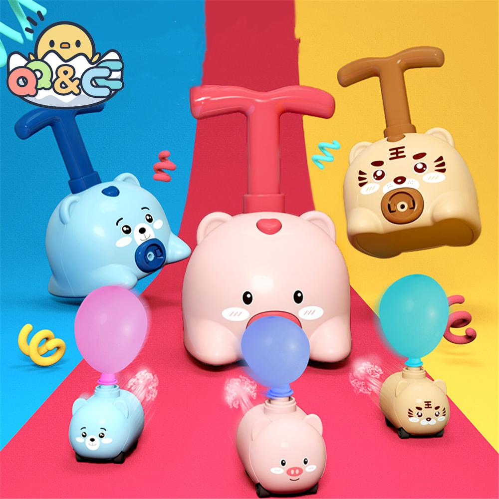 Нетоксичный детский novelty воздушный шар-машина инерционная на воздушном шаре автомобили с питанием модель игрушка нажимной транспортное средство образовательные игрушки для детей подарок детям
