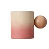 Gradual Change Ceramic Coffee Cup High Value Afternoon Tea Latte Cup Macaron Color Mug Water Cup