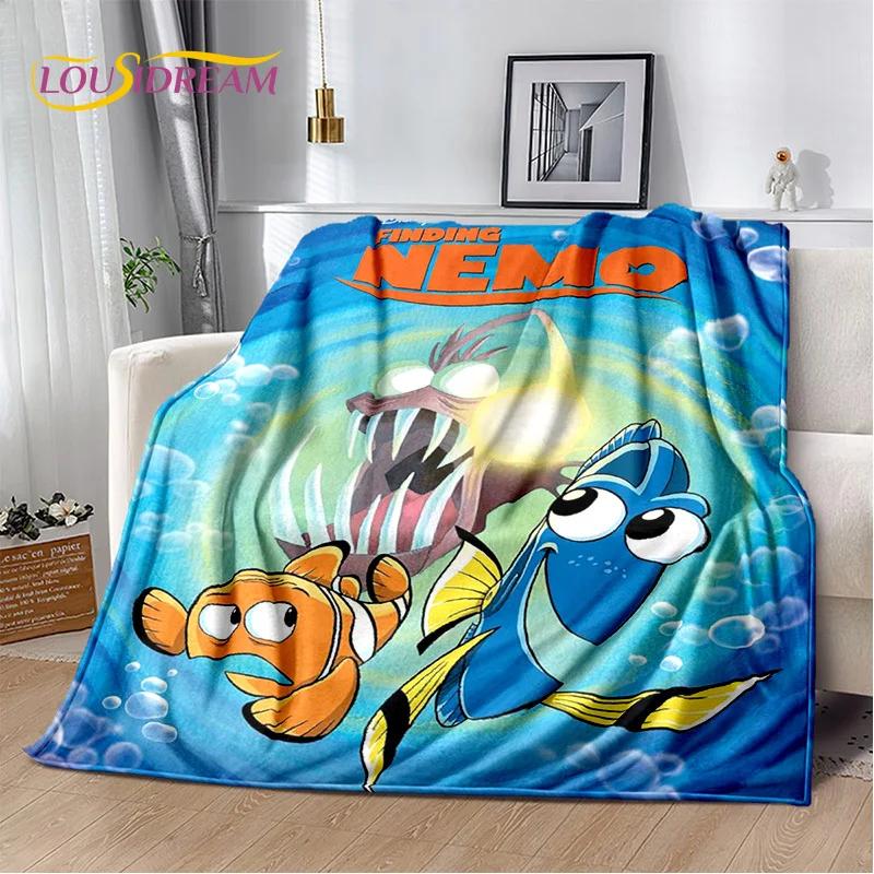 29 Style Cute Finding Nemo Cartoon Sea World Blanket,Flannel Soft Throw Blanket for Home Bedroom Bed Sofa Picnic Office Kid Gift