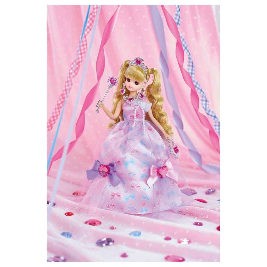 TAKARA TOMY Doll Prism Ribbon Princess Play Toy Ages Licca-chan LD-04 Dress-up 3+