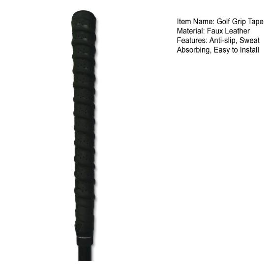 Golf Grip Wrapping Tape Sweat Absorbing Overgrip Tape Convenient Anti-Slip Solution for Golf Club Grip