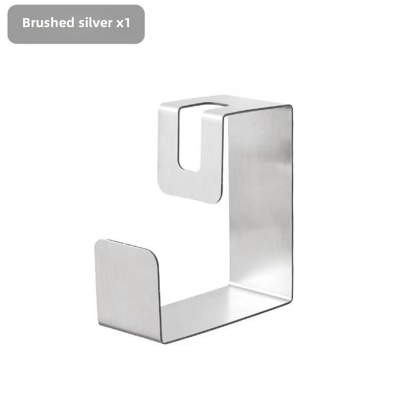 Современный выдвижной крючок для ванной комнаты, настенный, без сверления, держатель для раковины, нержавеющая сталь, стеллаж для хранения вещей для ванной комнаты и кухни